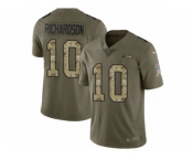 Youth Nike Seattle Seahawks #10 Paul Richardson Limited Olive Camo 2017 Salute to Service NFL Jersey