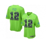 Youth Nike Seattle Seahawks 12th Fan Limited Green Strobe NFL Jersey