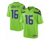 Youth Nike Seattle Seahawks #16 Tyler Lockett Limited Green Rush NFL Jerseys