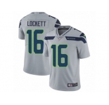 Youth Nike Seattle Seahawks #16 Tyler Lockett Vapor Untouchable Limited Grey Alternate NFL Jersey
