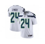 Youth Nike Seattle Seahawks #24 Marshawn Lynch Vapor Untouchable Limited White NFL Jersey