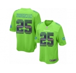 Youth Nike Seattle Seahawks #25 Richard Sherman Limited Green Strobe NFL Jersey