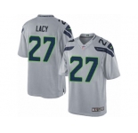Youth Nike Seattle Seahawks #27 Eddie Lacy Limited Grey Alternate NFL Jersey