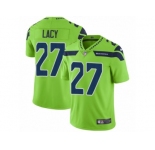 Youth Nike Seattle Seahawks #27 Eddie Lacy Vapor Untouchable Limited Green NFL Jersey