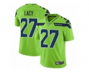 Youth Nike Seattle Seahawks #27 Eddie Lacy Vapor Untouchable Limited Green NFL Jersey