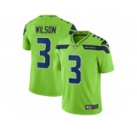 Youth Nike Seattle Seahawks #3 Russell Wilson Vapor Untouchable Limited Green NFL Jersey