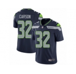 Youth Nike Seattle Seahawks #32 Chris Carson Navy Blue Team Color Vapor Untouchable Limited Player NFL Jersey