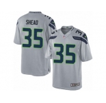 Youth Nike Seattle Seahawks #35 DeShawn Shead Limited Grey Alternate NFL Jersey