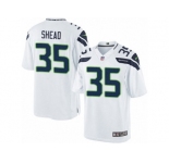 Youth Nike Seattle Seahawks #35 DeShawn Shead Limited White NFL Jersey