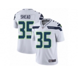 Youth Nike Seattle Seahawks #35 DeShawn Shead Vapor Untouchable Limited White NFL Jersey