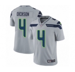 Youth Nike Seattle Seahawks #4 Michael Dickson Grey Alternate Vapor Untouchable Limited Player NFL Jersey