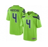 Youth Nike Seattle Seahawks #4 Steven Hauschka Limited Green Rush NFL Jersey