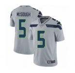 Youth Nike Seattle Seahawks #5 Alex McGough Grey Alternate Vapor Untouchable Elite Player NFL Jersey