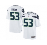 Youth Nike Seattle Seahawks #53 Arthur Brown Limited White NFL Jersey