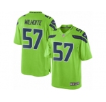 Youth Nike Seattle Seahawks #57 Michael Wilhoite Limited Green Rush NFL Jersey