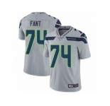 Youth Nike Seattle Seahawks #74 George Fant Vapor Untouchable Limited Grey Alternate NFL Jersey