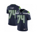 Youth Nike Seattle Seahawks #74 George Fant Vapor Untouchable Limited Steel Blue Team Color NFL Jersey