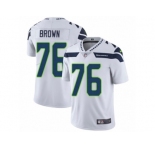 Youth Nike Seattle Seahawks #76 Duane Brown White Vapor Untouchable Limited Player NFL Jersey
