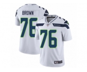 Youth Nike Seattle Seahawks #76 Duane Brown White Vapor Untouchable Limited Player NFL Jersey