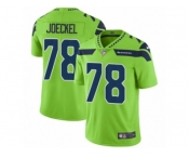 Youth Nike Seattle Seahawks #78 Luke Joeckel Vapor Untouchable Limited Green NFL Jersey