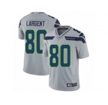 Youth Nike Seattle Seahawks #80 Steve Largent Vapor Untouchable Limited Grey Alternate NFL Jersey