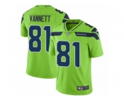 Youth Nike Seattle Seahawks #81 Nick Vannett Vapor Untouchable Limited Green NFL Jersey
