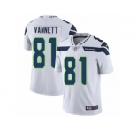 Youth Nike Seattle Seahawks #81 Nick Vannett Vapor Untouchable Limited White NFL Jersey