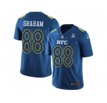 Youth Nike Seattle Seahawks #88 Jimmy Graham Navy Stitched NFL Limited NFC 2017 Pro Bowl Jersey