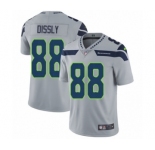 Youth Nike Seattle Seahawks #88 Will Dissly Grey Alternate Vapor Untouchable Limited Player NFL Jersey