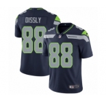 Youth Nike Seattle Seahawks #88 Will Dissly Navy Blue Team Color Vapor Untouchable Limited Player NFL Jersey