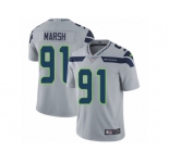Youth Nike Seattle Seahawks #91 Cassius Marsh Vapor Untouchable Limited Grey Alternate NFL Jersey
