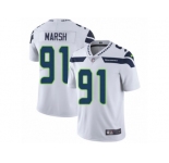 Youth Nike Seattle Seahawks #91 Cassius Marsh Vapor Untouchable Limited White NFL Jersey