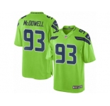 Youth Nike Seattle Seahawks #93 Malik McDowell Limited Green Rush NFL Jersey