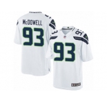 Youth Nike Seattle Seahawks #93 Malik McDowell Limited White NFL Jersey