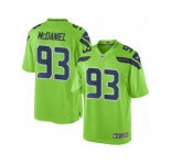 Youth Nike Seattle Seahawks #93 Tony McDaniel Limited Green Rush NFL Jersey