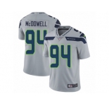 Youth Nike Seattle Seahawks #94 Malik McDowell Limited Grey Alternate NFL Jersey