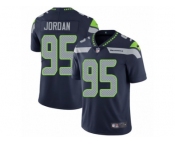 Youth Nike Seattle Seahawks #95 Dion Jordan Vapor Untouchable Limited Steel Blue Team Color NFL Jersey