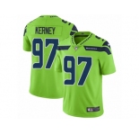 Youth Nike Seattle Seahawks #97 Patrick Kerney Vapor Untouchable Limited Green NFL Jersey