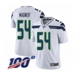 Youth Seattle Seahawks #54 Bobby Wagner White Vapor Untouchable Limited Player 100th Season Football Jersey