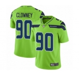 Youth Seattle Seahawks #90 Jadeveon Clowney Limited Green Rush Vapor Untouchable Football Jersey