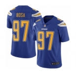 Men's Los Angeles Chargers #97 Joey Bosa Elite Electric Blue Rush Vapor Untouchable Football Jersey