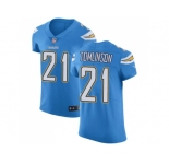 Nike Los Angeles Chargers #21 LaDainian Tomlinson Electric Blue Alternate Men Stitched NFL Vapor Untouchable Elite Jersey