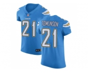 Nike Los Angeles Chargers #21 LaDainian Tomlinson Electric Blue Alternate Men Stitched NFL Vapor Untouchable Elite Jersey