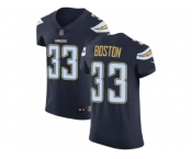Nike Los Angeles Chargers #33 Tre Boston Navy Blue Team Color Men Stitched NFL Vapor Untouchable Elite Jersey