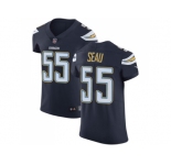 Nike Los Angeles Chargers #55 Junior Seau Navy Blue Team Color Men Stitched NFL Vapor Untouchable Elite Jersey