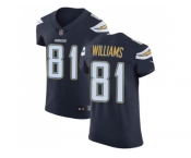 Nike Los Angeles Chargers #81 Mike Williams Navy Blue Team Color Men Stitched NFL Vapor Untouchable Elite Jersey