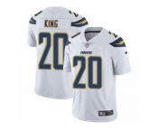 Men Nike Los Angeles Chargers #20 Desmond King White Vapor Untouchable Limited Player NFL Jersey