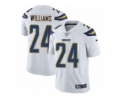 Men Nike Los Angeles Chargers #24 Trevor Williams White Vapor Untouchable Limited Player NFL Jersey