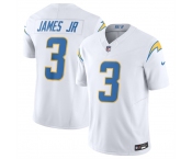 Men's Los Angeles Chargers #3 Derwin James Jr. White 2025 F.U.S.E. Vapor Untouchable Limited Stitched Jersey