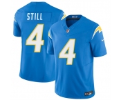 Men's Los Angeles Chargers #4 Tarheeb Still Blue 2026 F.U.S.E. Vapor Limited Football Stitched Jersey